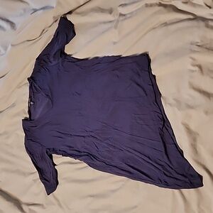 Universal Standard 2XS Genevette top navy blue